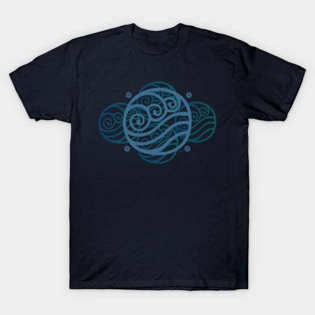 Waterbenders T-Shirt by NDeV Design